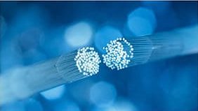 Dekorationsbild fiberkabel i genomskärning
