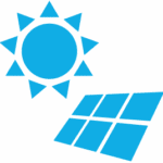 Ikon sol och solceller