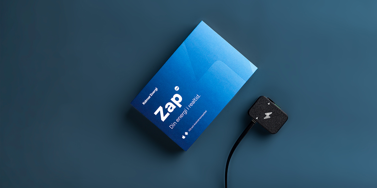 Zap – realtidsmätaren som gör det möjligt för hushållskunder att följa sin elanvändning och sina effekttoppar.